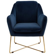 Dover Velvet Armchair
